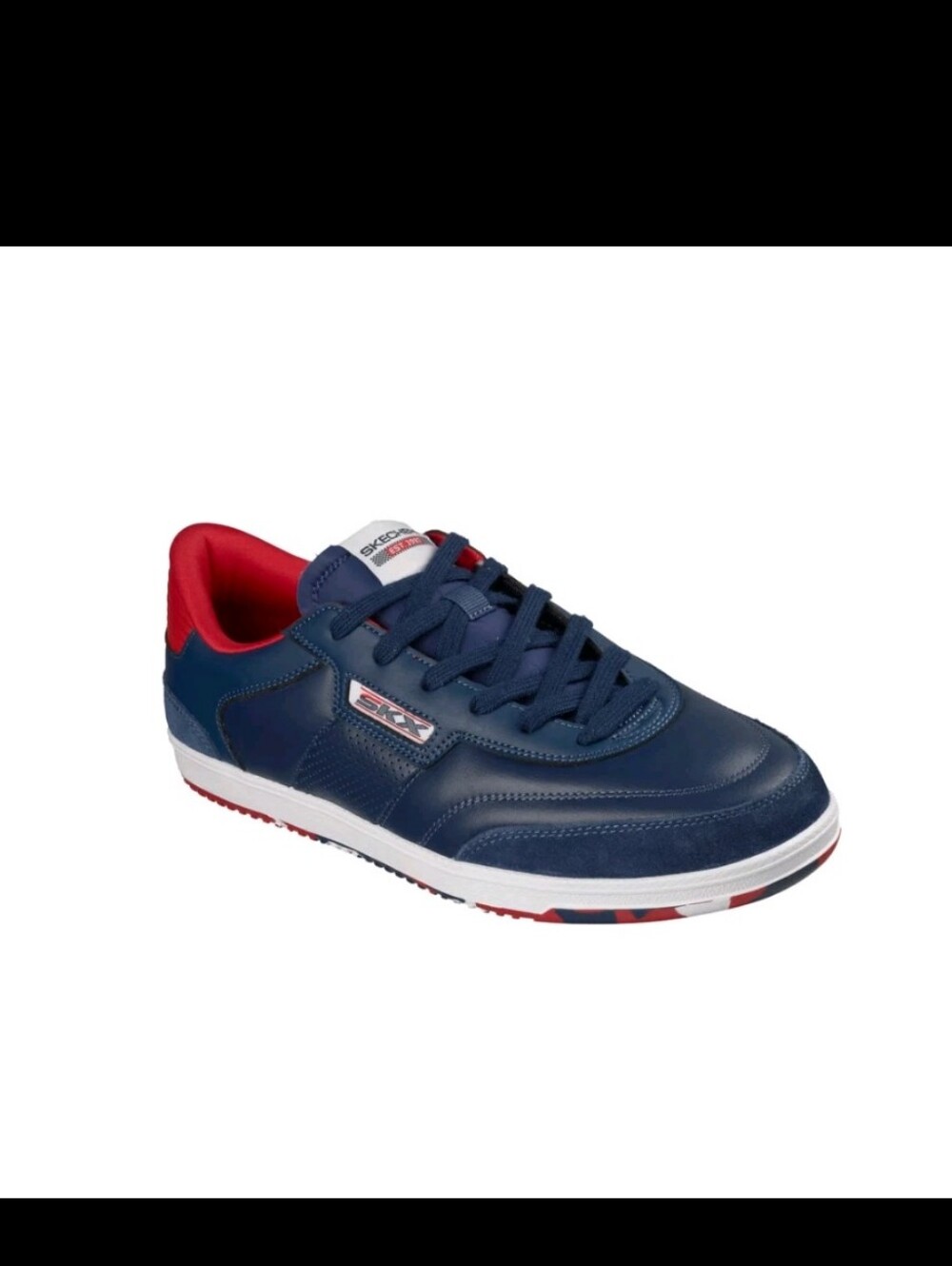 Skechers Men’s Hotshot – Scorren Sneaker Navy/Red 54166 - Picture 2 of 8